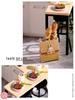 moin moin Scale Dollhouse Miniature DIY Kit Set Bunny House Collection for Beginners Pink Rabbit with Two Size Settings LED Light Acrylic Case