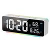 Bedside Digital Alarm Clock with Large LED Screen, Ambients Light and Brightness Adjustment Tabletop Clock for Nightstand