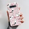Hülle Für Samsung Galaxy S10 S 10 Plus S10E Handyhülle Niedlicher Hase Panda Bemalt Weiches TPU Hülle Für Samsung S10 S10+ S10E Funda