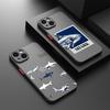 Cartoon Shark Funda Back Phone Cover Case for iPhone 17 Pro Max 14 16 Plus 7 8 SE 12 15 Air 11 13 Mini XS XR