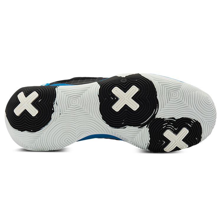 Under Armour Unisex Spawn 3 Black Blue Circuit Basketball Shoes 3023738-003