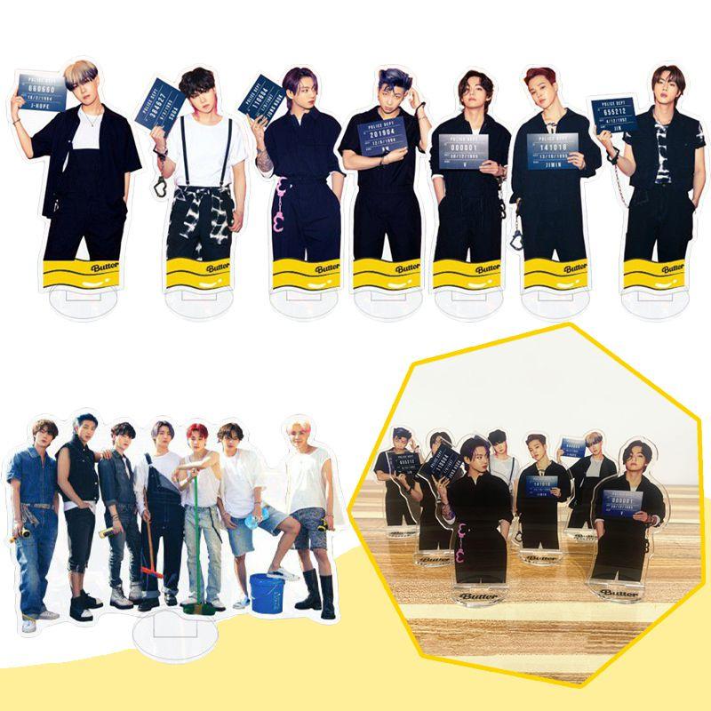 Atemberaubende Bts Bangtan Boys Butter Acryl Aufsteller Figur Modell Ideal für Schreibtischdeko