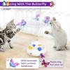 ATUBAN 3-in-1 Automatic Interactive Cat Toys Rechargeable,Fluttering Butterfly,Moving Ambush Feather,Smart Cat Toy for Indoor