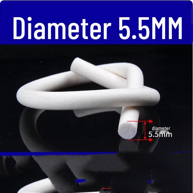 High-Temp Resistant Silicone Foam Rubber Strip - Anti-slip, Waterproof Sealing (2-5mm)