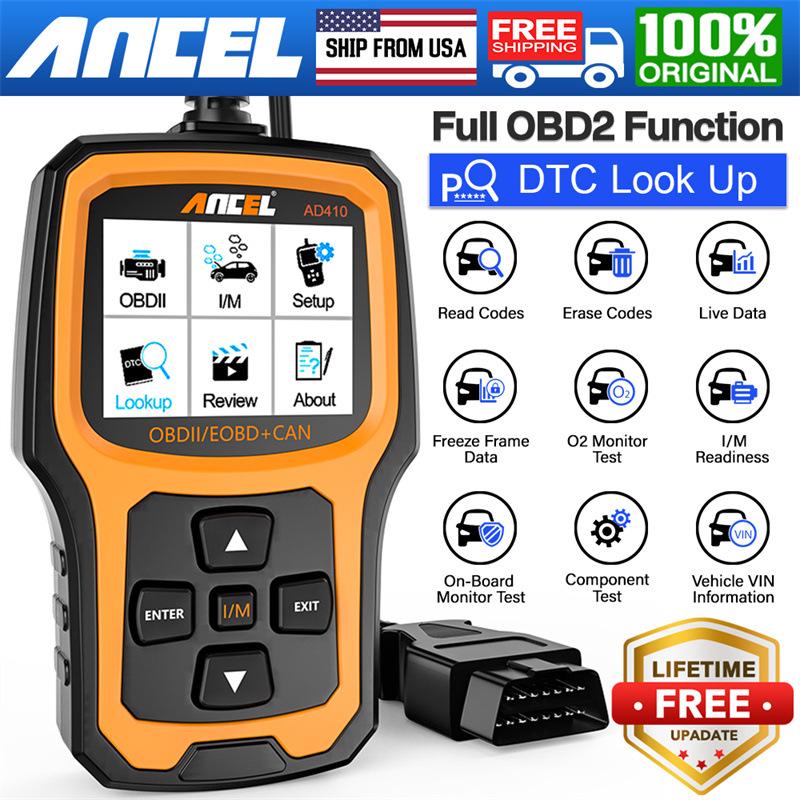 Ancel AD410 OBD2 Car Diagnostic Scanner