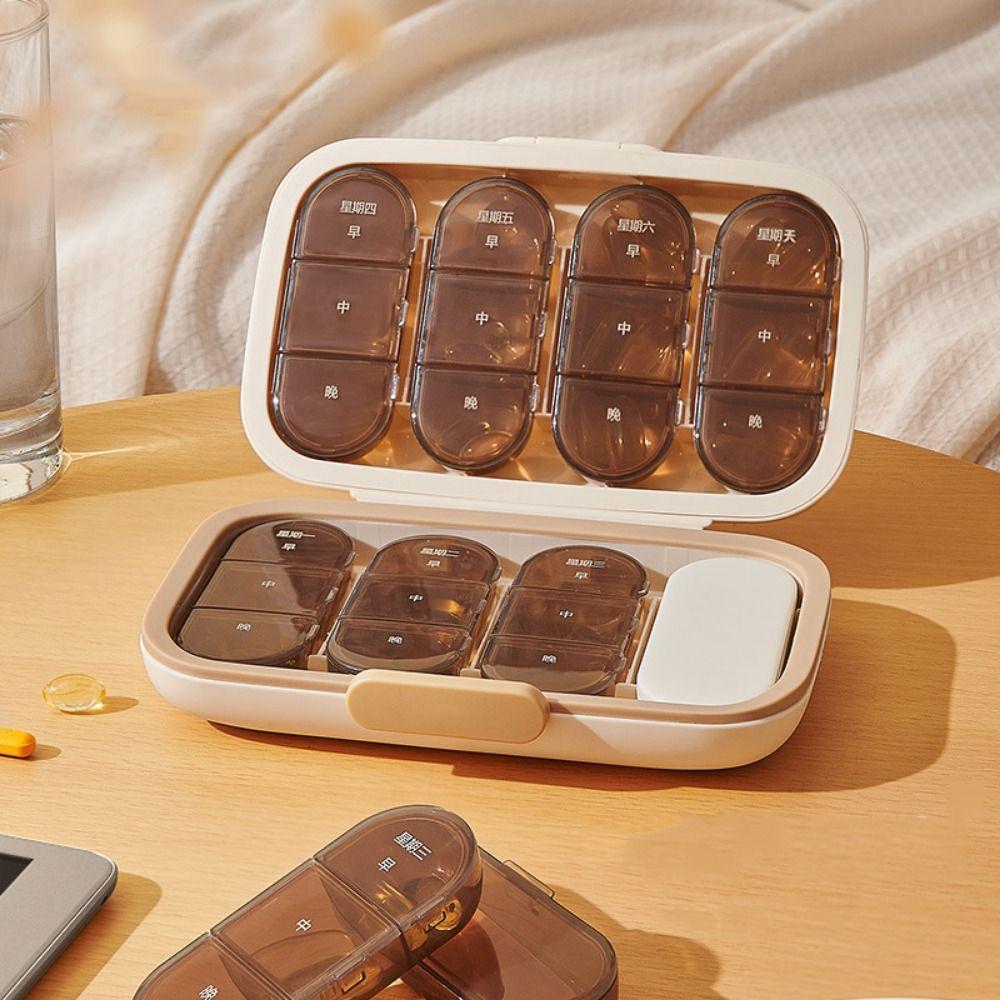Waterproof Pill Case Large Capacity Medicine Storage Box Medicine Storage Containers  Household