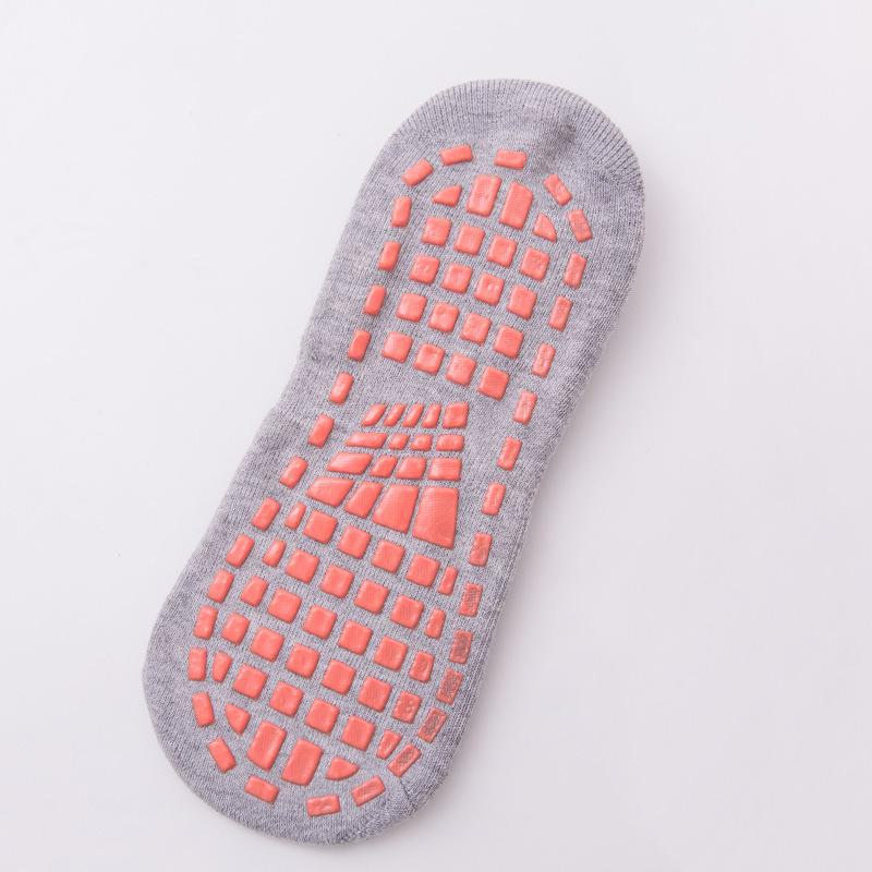 

Дышащие нескользящие носки для батута для детей - для развлечений и обучения в помещении и на открытом воздухе 23-29 серый