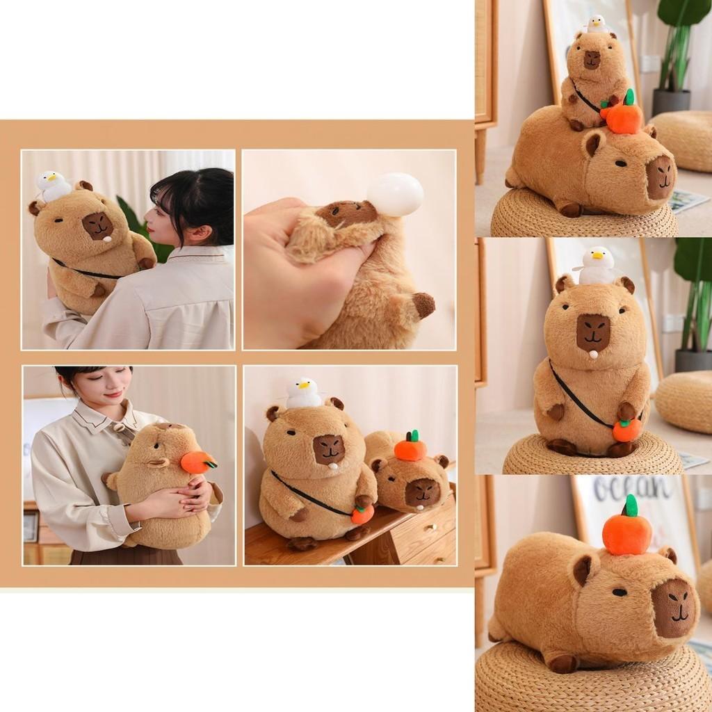 Cute Capybara Plush Toy Adorable And Soft Stuffed Animal Pillow Doll Perfect Gift For Kids