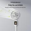 Silent Desktop Electric Fan: Compact Wind Turbine for Home & Office Air Circulation
