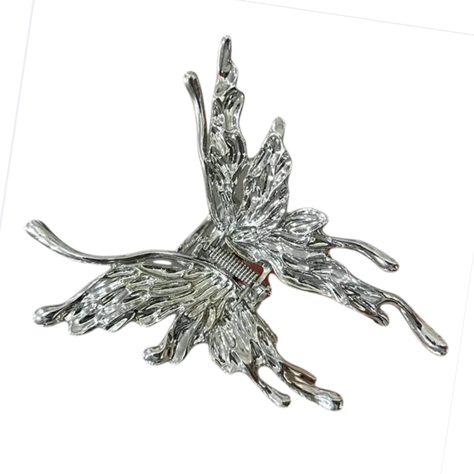 

Contemporary Metal Hair Claw Secure Grip Hair Clip With Trendy Butterfly Shape Fashion Hair Accessory For Daily Styling