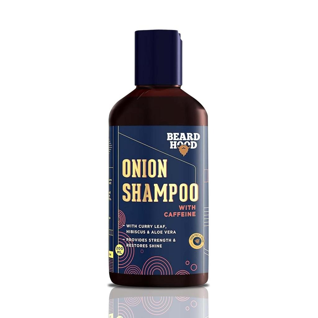 @ Beardhood Onion Shampoo With Caffeine For Hair Growth 200ml UKZQ89 50%off