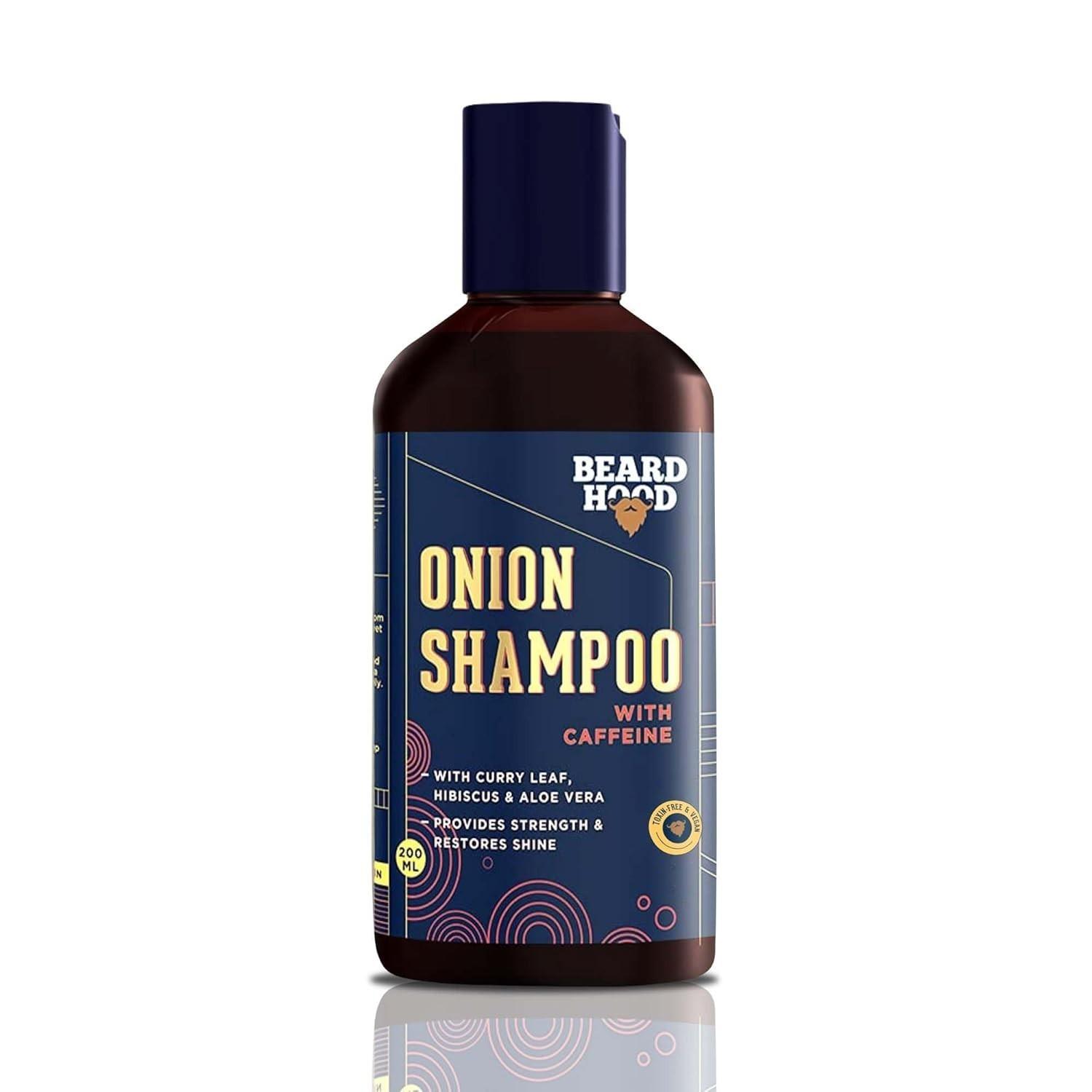 @ Beardhood Onion Shampoo With Caffeine For Hair Growth 200ml UKZQ89 50%off