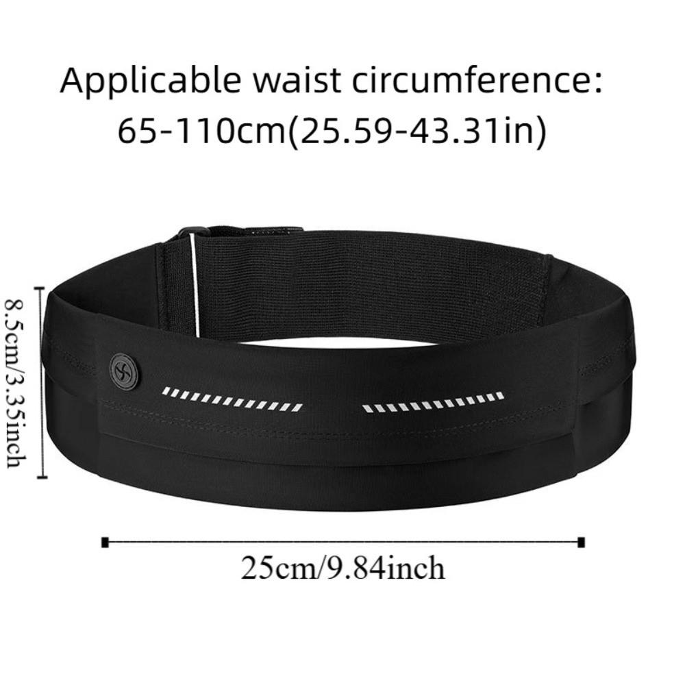 Ultra-Thin Running Waist Bag Close Fitting Sports Phone Bag Sport Mobile Waist Bag  Sports Wear