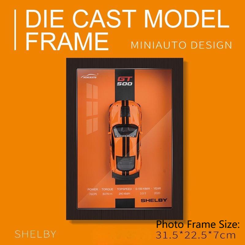 1:32 Scale Car Model Toy 3D Frame Sound Light Pull Back Doors Opened Car Ornament Decoration Painting Boy's Birthday Gifts