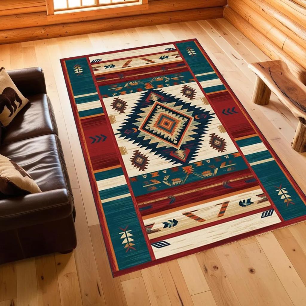 Bohemia Living Room Area Rug Bedroom Sofa Non Slip Carpet Bathroom Floor Mats Kitchen Entrance Doormat Home Decoration