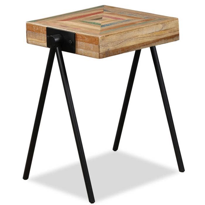 VidaXL Side Table Solid Reclaimed Teak