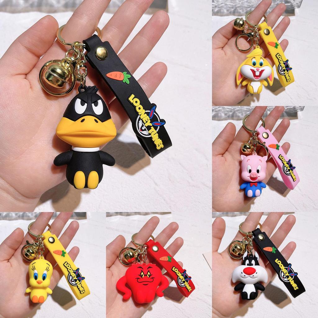 Adorable Bugs Bunny Keychain Cute Cartoon Charm Trendy Bag Accessory Gift