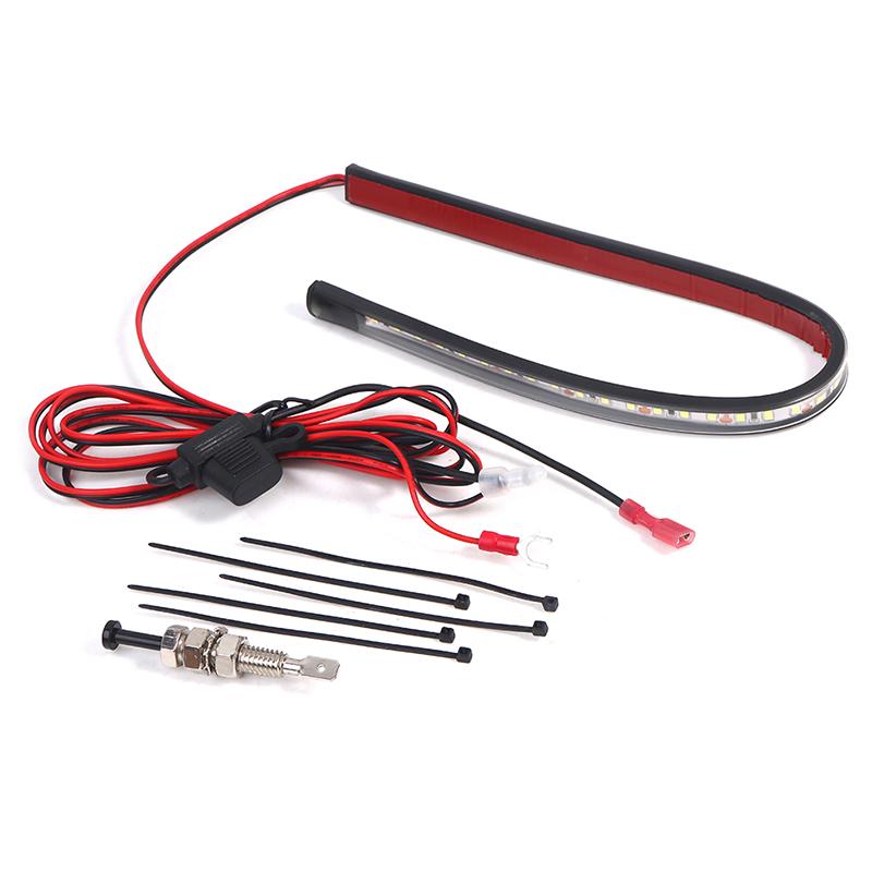 White Under Hood LED Light Kit With Automatic On/off -Universal Fits Any Vehic Car LED Lights Automatic Switch Ties Strips