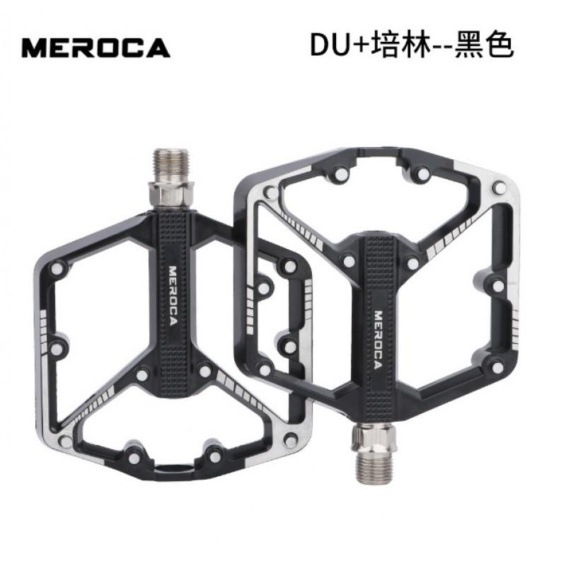 Aluminum Alloy Mountain Bike Pedals With Anti-Slip Surface Lightweight Off-Road Cycling Footrests Triple Bearing Design