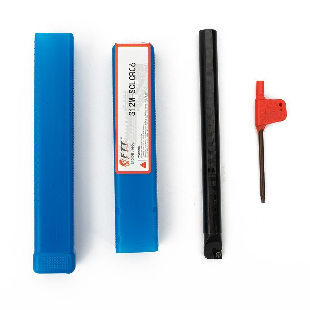 12mm S12M-SCLCR06 Internal Lathe Boring Bar Turning Hole + CCMT0602 Carbide Tool