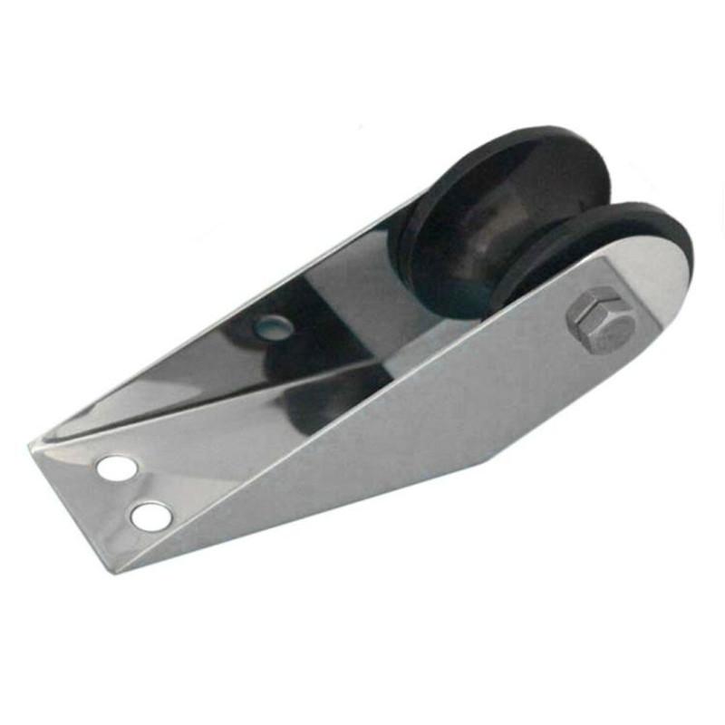 ISURE MARINE Anchor Roller,Stainless Steel Heavy Duty Boat Bow Anchor Rubber Roller,Fixed Marine Yacht Docking