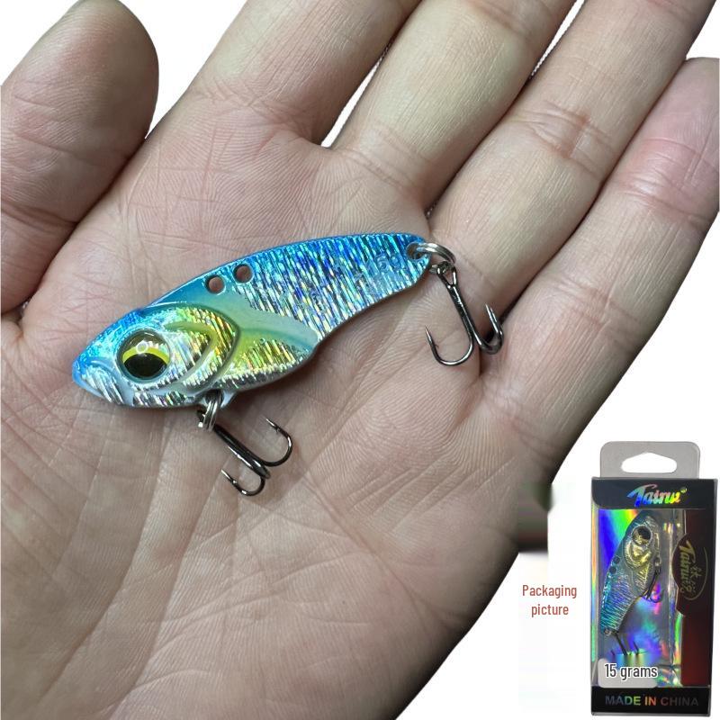 Mehrfarbige Klapperschlangen Bionische VIB Metall Spinner Köder