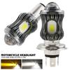 H4/BA20D/H6 Motorcycle LED Headlight Projector Lens Super Bright 3500LM LED COB Fog Lamp ATV Scooter Driving Spotlight Lamp