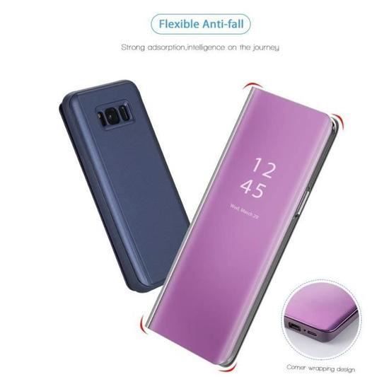 Coque - Samsung - Galaxy S9 Plus - Translucide - Standing Support - Violet