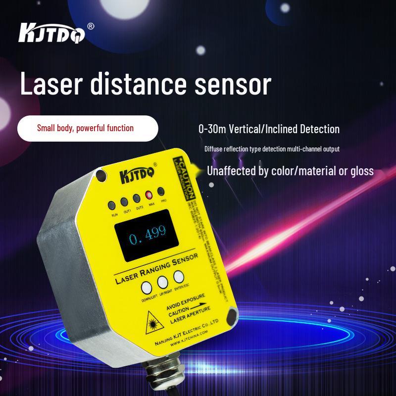 Kaijite Q4XTILAF300-Q8 High Precision Laser Displacement Sensor KJT