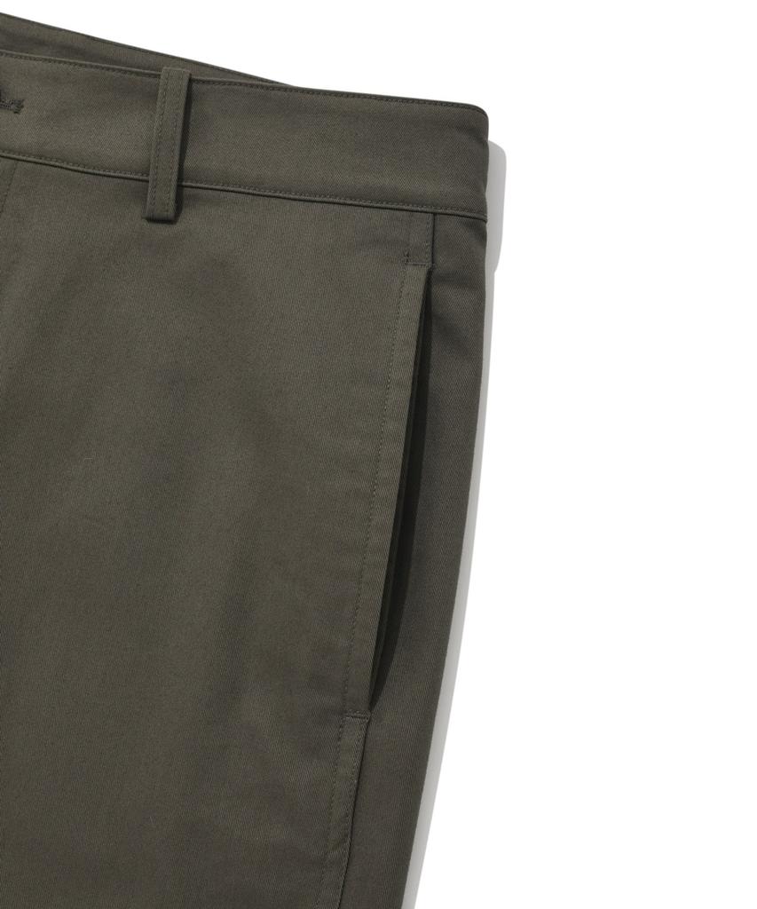 COVERNAT Semi-Wide Chino Pants Khaki