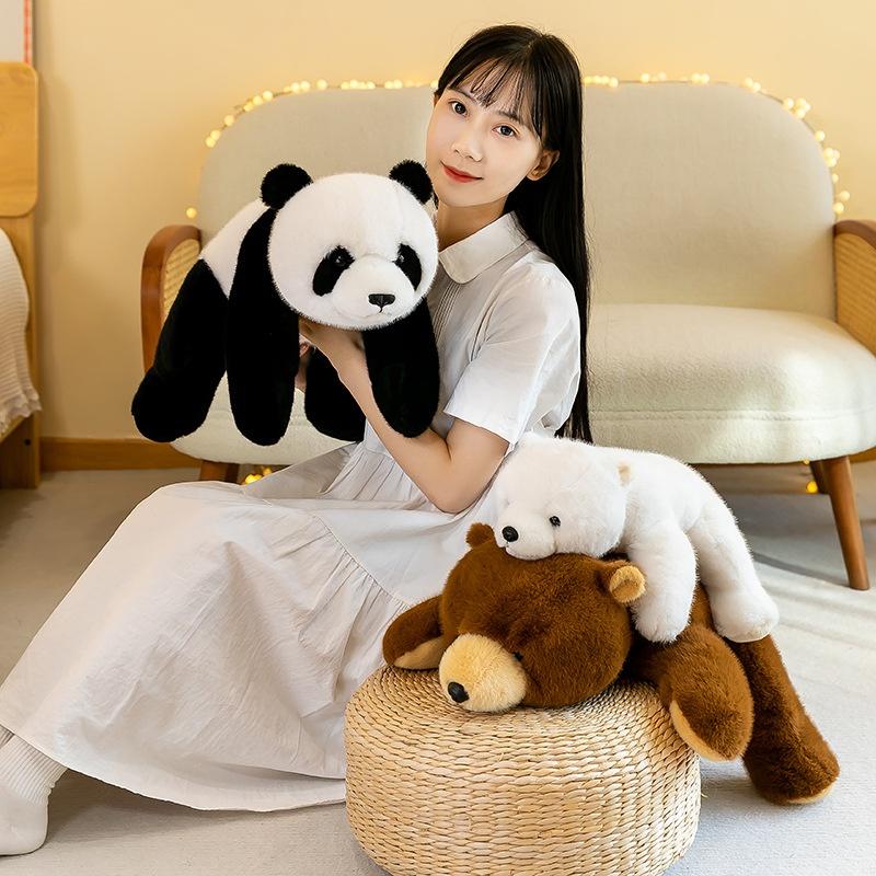 Cute Panda Plush Toy Soft And Huggable Stuffed Animal Perfect For Bedtime Birthday Gift 30cm 45cm 65cm