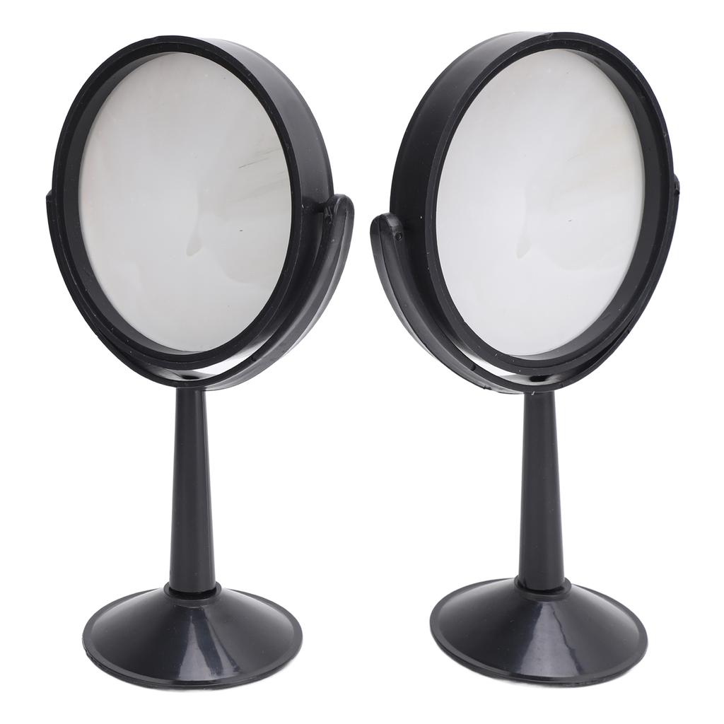 4 Inch Desk Convex Mirror Up Down 360 Degree Rotatable Round Cubicle Security Mirror for Sa
