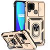 For OPPO Realme C11 C12 C15 Case Shockproof Armor Slide Lens Protect Phone Case For Realme C21Y C 21y C21 Y 25Y Stand Back Cover
