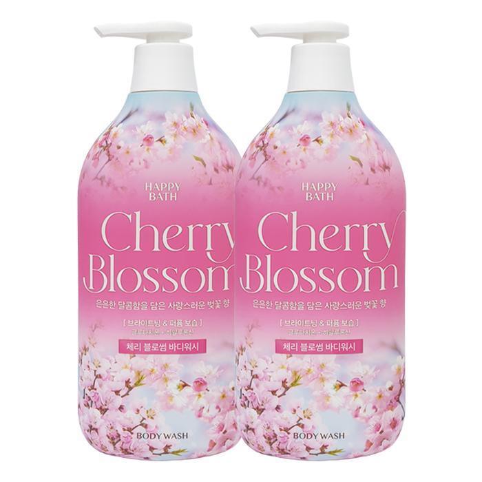 HAPPY BATH Cherry Blossom Body Wash 900g x2 (18627106)