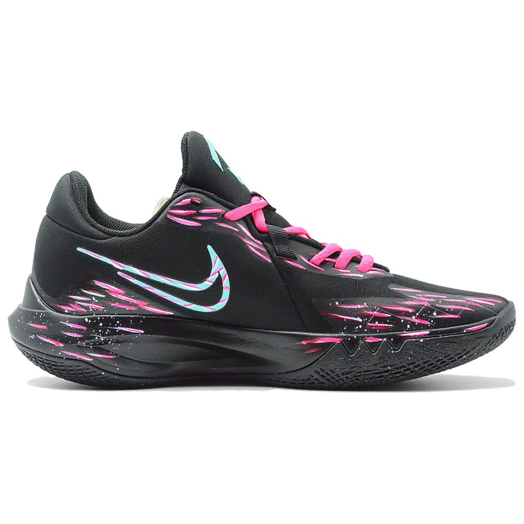 Nike Precision 6 Black Flare Light Cushioning Low top Basketball Shoes Men's Black IO7605-040(Team942-)