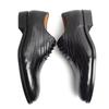 Fashion High-end Genuine Leather dress shoes Men's Black Oxford Shoes Anti-Slippery Lace-Up Soft Feature for Autumn and Winter Parties