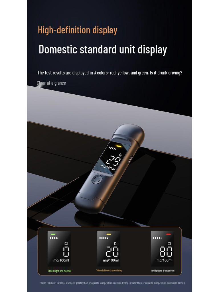 High-Precision Home Breathalyzer for Alcohol Detection