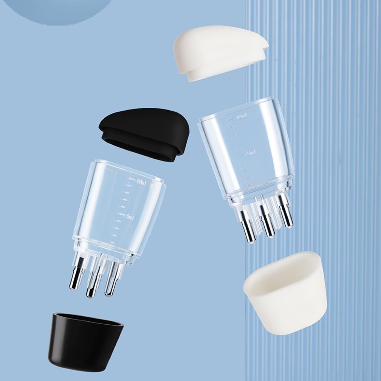 Portable Scalp Applicator & Massager Roller for Essential Oils Black (OPP bag)