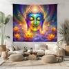 Enlightened Buddha Statue Tapestry