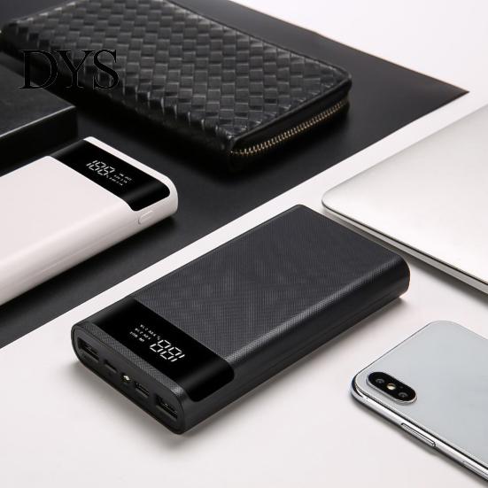 Power Bank Box Shell with Digital Display Plug Play Large Capacity Dual USB Battery Phone Output LED Lamp 6x18650 Charger Case Supply