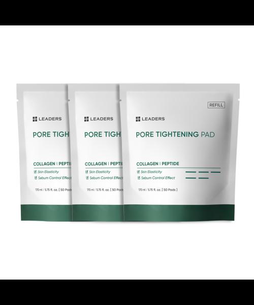 [3 Refills] Leaders Pore Firming Pads (50 sheets + 50 sheets + 50 sheets)