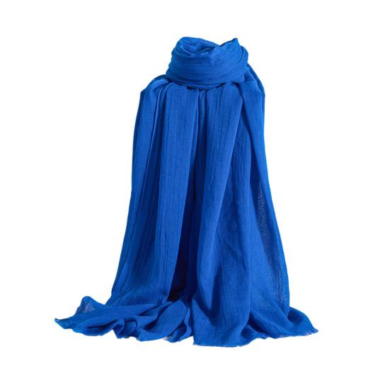 Women Scarf Shawl Solid Color Soft Fabric Scarf Thin Breathable Shawl Versatile Winter Outdoor Accessory