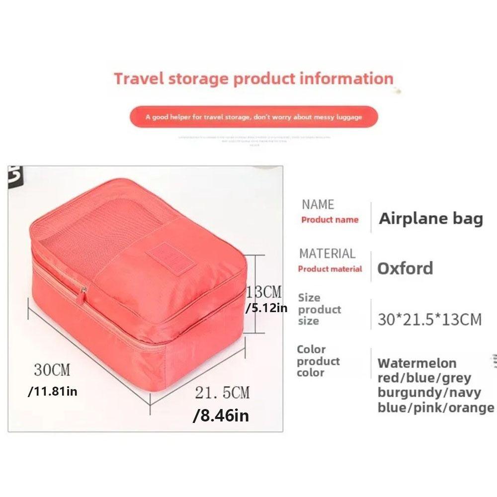 Waterproof Shoes Storage Bag Double-Layer Underwear Clothes Bag Multifunction Shoes Organizer Home