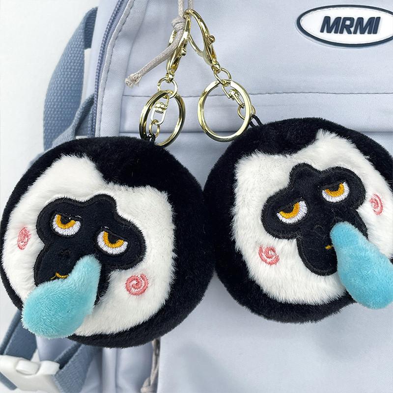 Entzückendes Plüschtier Süßer Weißgesichtaffe mit Popelblase Perfektes Geschenk