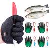 Fishing Gloves with Magnet Release Work Cutproof Glove Anti-slip Fishing Catching Gloves Puncture Resistant Fishing Accessories