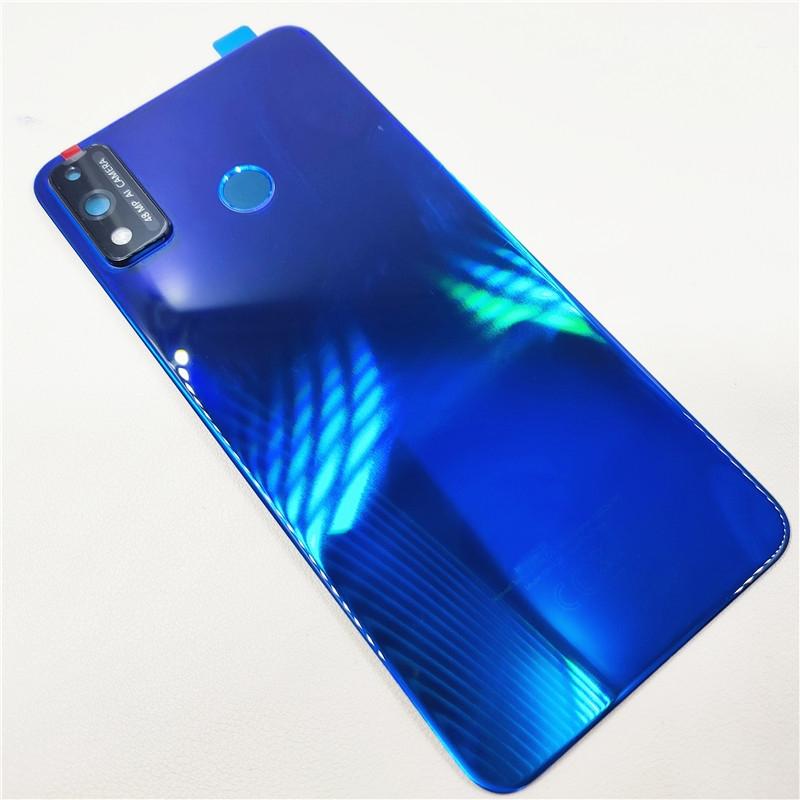 Coperchio Batteria Posteriore Alloggiamento Per Honor 9X Lite Cover Posteriore Con Cavo Flessibile Impronta Digitale Parti di Ricambio Logo