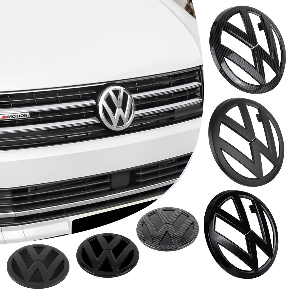 Valve Stems Caps For Volkswagen VW Transporter T6 2016-2020 Car Styling Front Hood Bonnet Grille Emblem Rear Trunk Badge Cover S Ol5