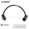 AVSSZ FX3 Gold-Plated XLR L-Shaped Microphone Cable, Short Male To Female Audio Connector