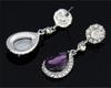 Women Charm  Bridal Water Drop Earrings Wedding  Stud Earings