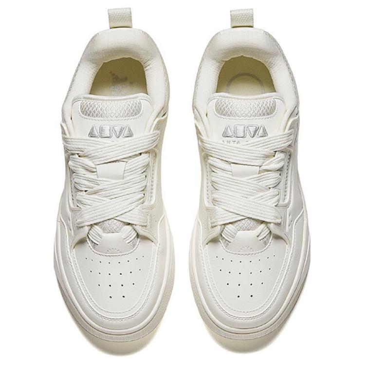 Anta Aojie Comfortable Versatile Non-Slip Shock Absorbing Low-Top Sneakers Men Sneakers Ivory-White 112518040-1